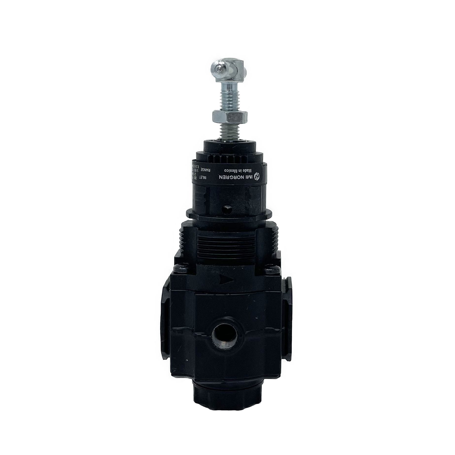 R73G-2AT-RMG : Norgren Excelon Regulator, 1/4" NPT, T-Bar Adjust, Relieving, 5-150psi, with Gauge