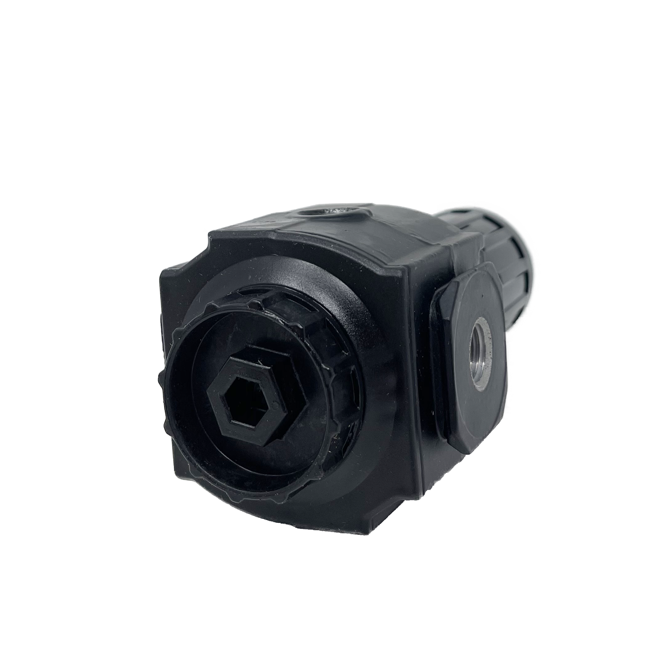 R73G-2AK-RFG : Norgren Excelon Regulator, 1/4" NPT, Knob Adjust, Relieving, 5-60psi, with Gauge