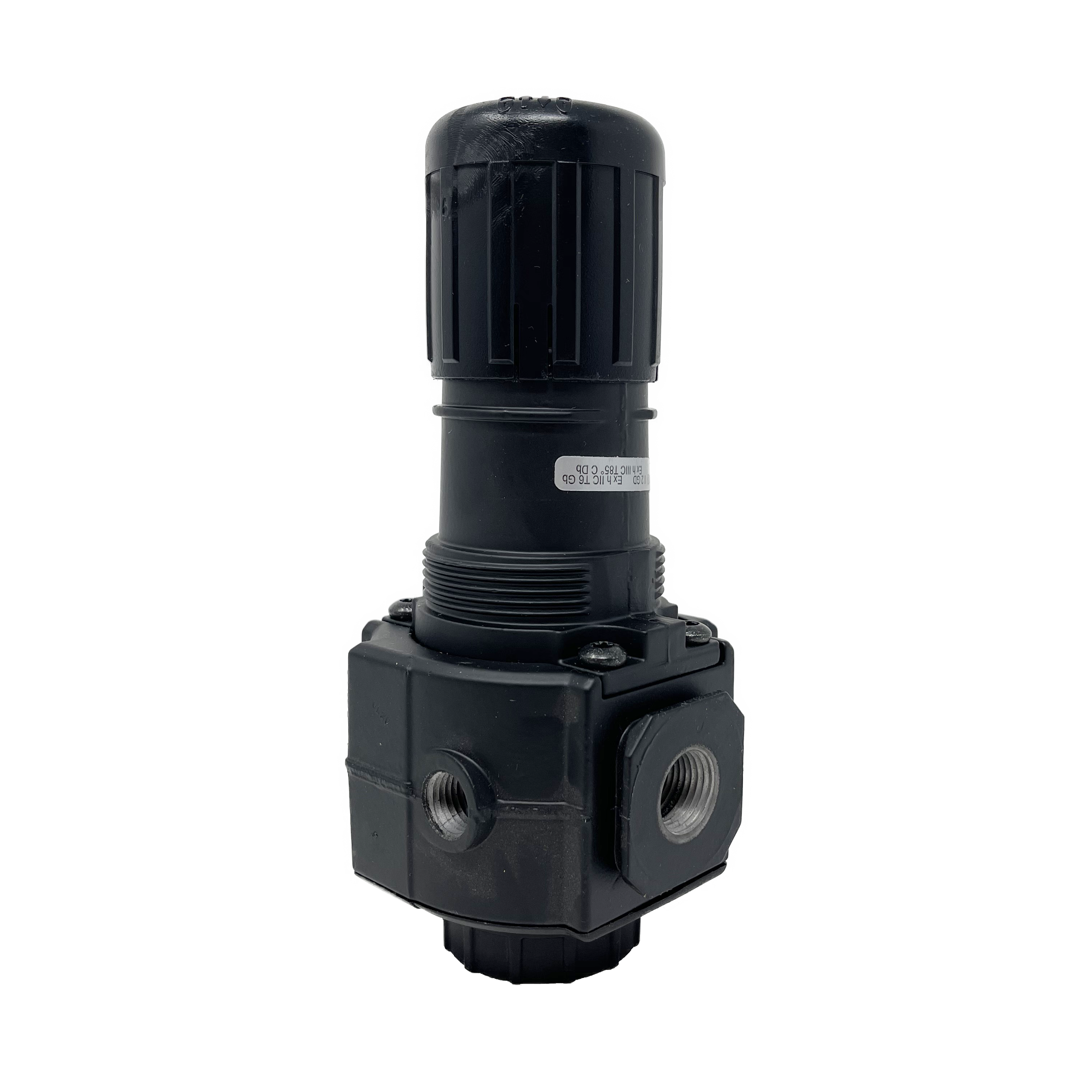 R74G-3AK-RMG : Norgren Excelon Filter, 3/8" NPT, Knob Adjust, Relieving, 5-150psi, with Gauge