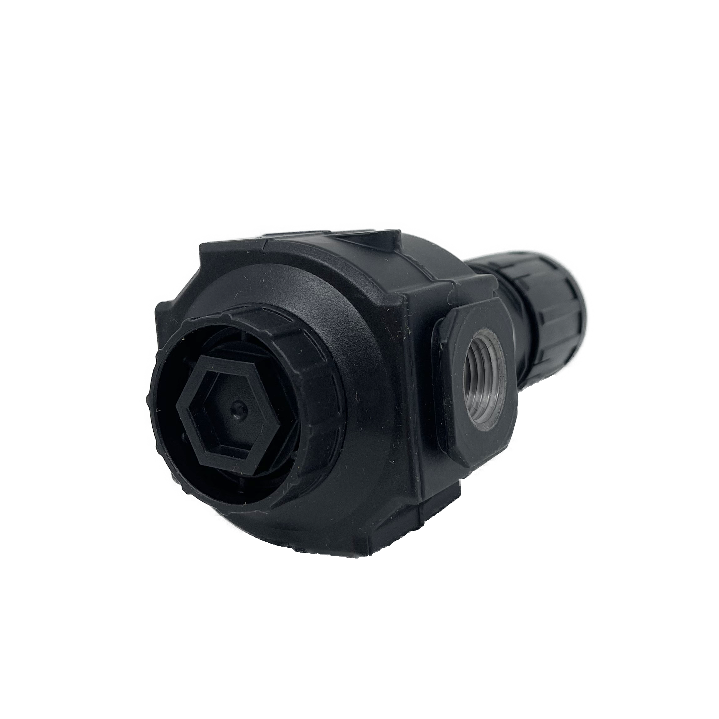 R74G-4AK-NFN : Norgren Excelon Filter, 1/2" NPT, Knob Adjust, Non-Relieving, 5-600psi, No Gauge