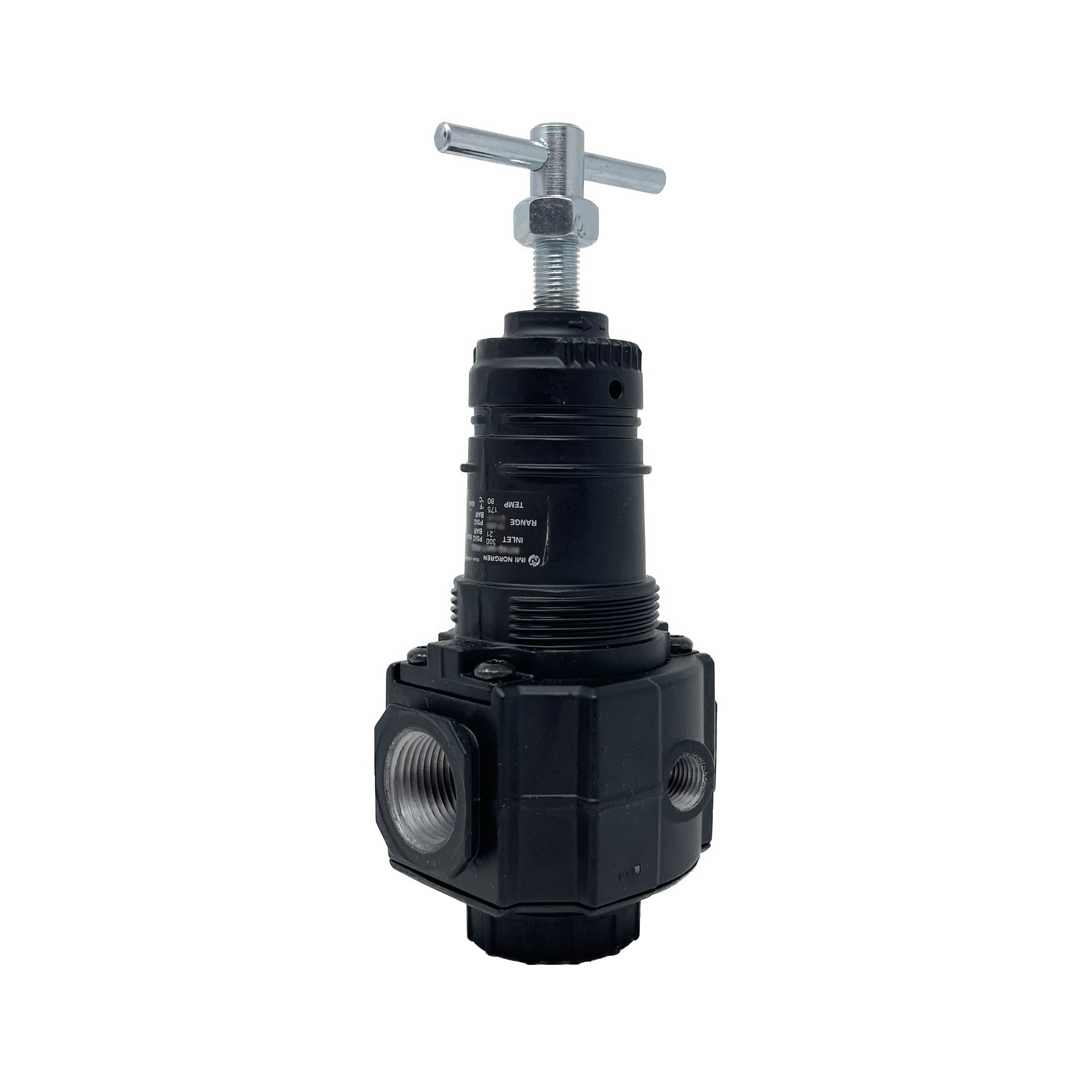 R74G-6AT-RMG : Norgren Excelon Filter, 3/4" NPT, T-Bar Adjust, Relieving, 5-150psi, with Gauge