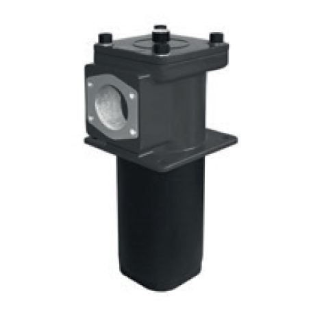 RFS-250-G-20-B-C356U-V-C356U-GN : Stauff Inline Filter, 365psi, 3.5" Code 61, 25 Micron, With Visual Indicator, With Bypass