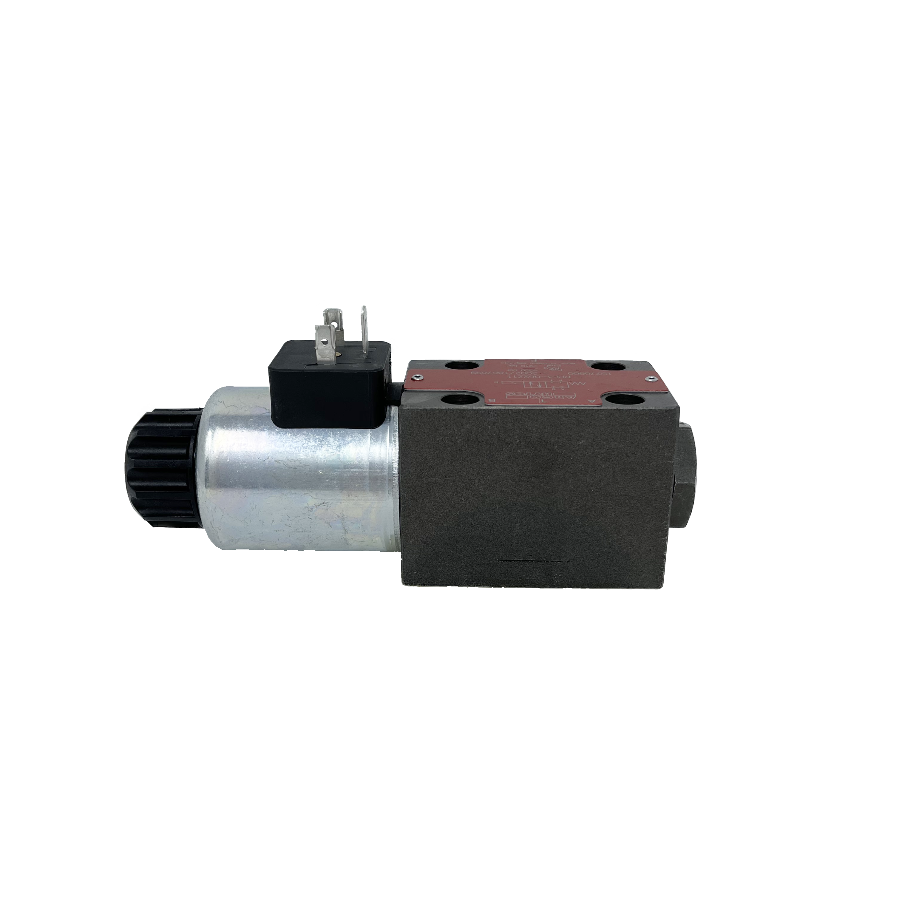 RPE3-062C51/02400E1 : Argo Hytos Directional Control Valve, D03 (NG6), 21GPM, 5100psi, 2P4W, 24 VDC, DIN, Spring Return, Tandem Spool Neutral, Coil Side A