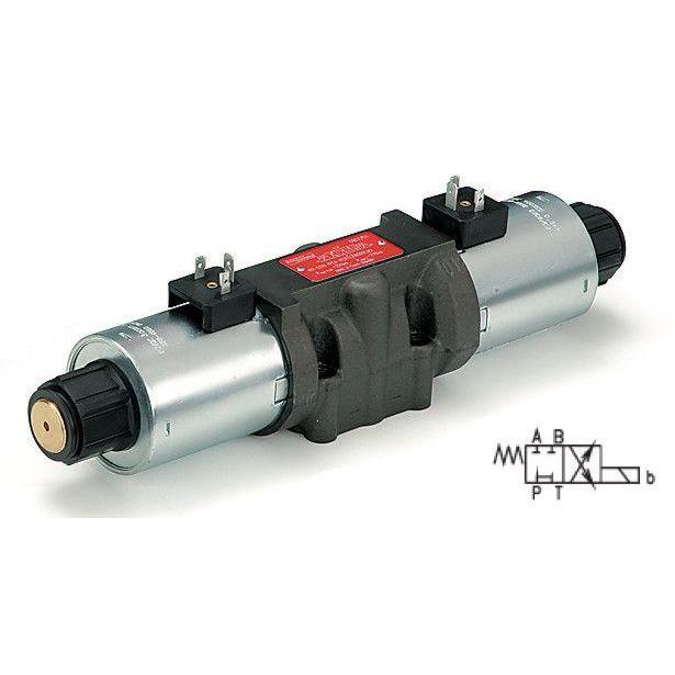 RPE4-103C11/12060E5 : Argo DCV, D05 (NG10), 37GPM, 5100psi, 3P4W, 120 VAC, DIN, Spring Return, Tandem Spool