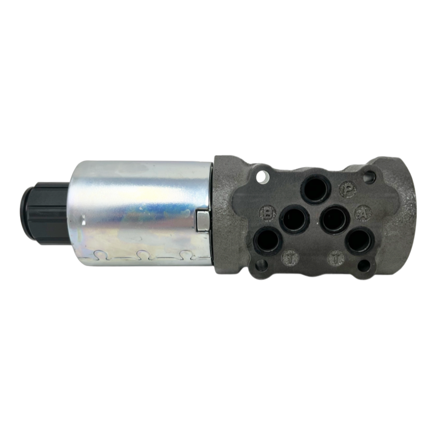 RPE4-102C51/01200E1 : Argo DCV, D03, 21GPM, 5100psi, 2P4W, 12 VDC, DIN, Spring Return, PA and BT Neutral