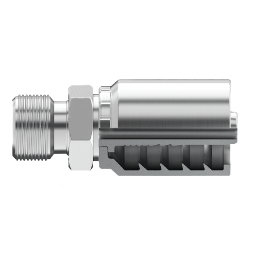 SE-OFM-2424 : Continental Hose Fitting, 1.5 (1-1/2") Hose ID, 2-12 Male ORFS, Straight, Rigid Connection