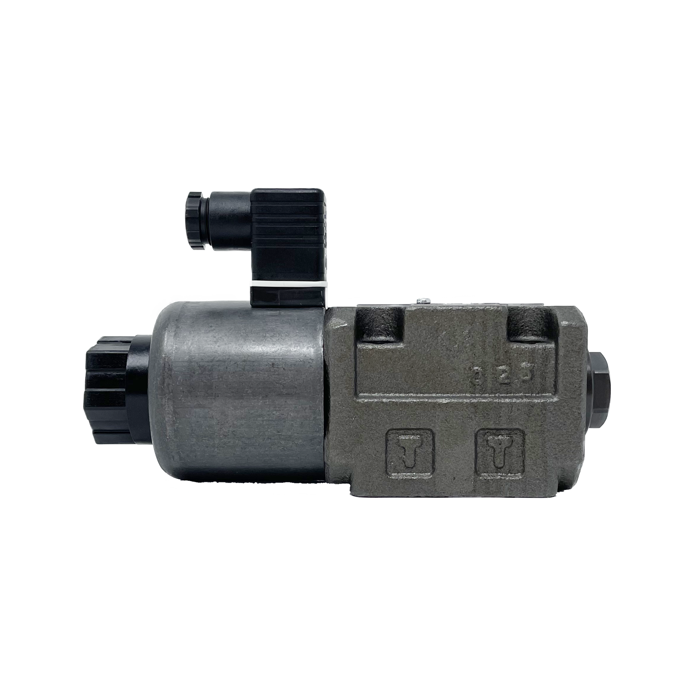 SA-G03-A5-D2-E21 : Nachi Solenoid Valve, 3P4W, D05 (NG10), 34.3GPM, 5075psi, All Ports Blocked Neutral, 24 VDC, DIN