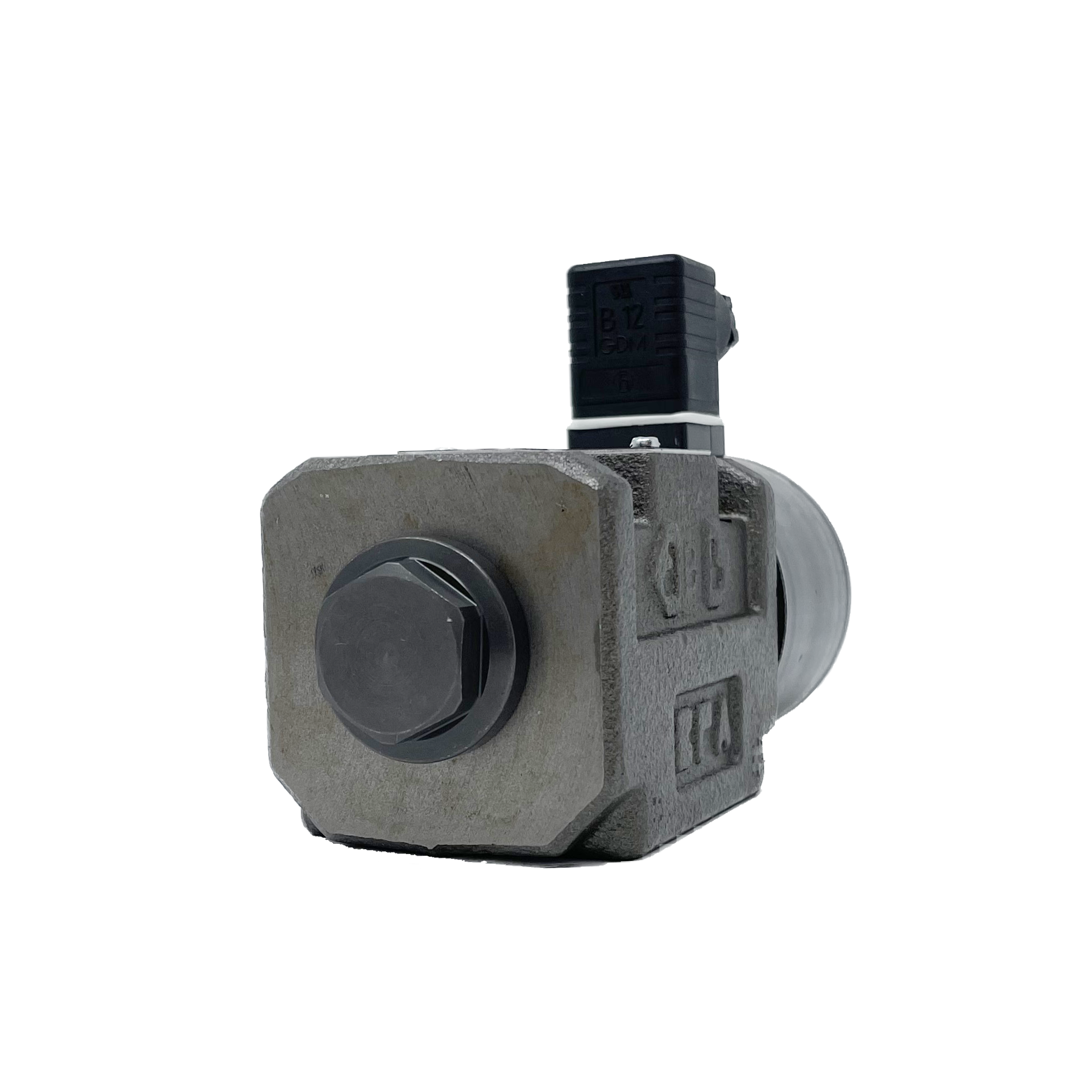 SA-G03-A3X-D1-E21 : Nachi Solenoid Valve, 3P4W, D05 (NG10), 34.3GPM, 5075psi, P to A, B to T in Neutral, 12 VDC, DIN
