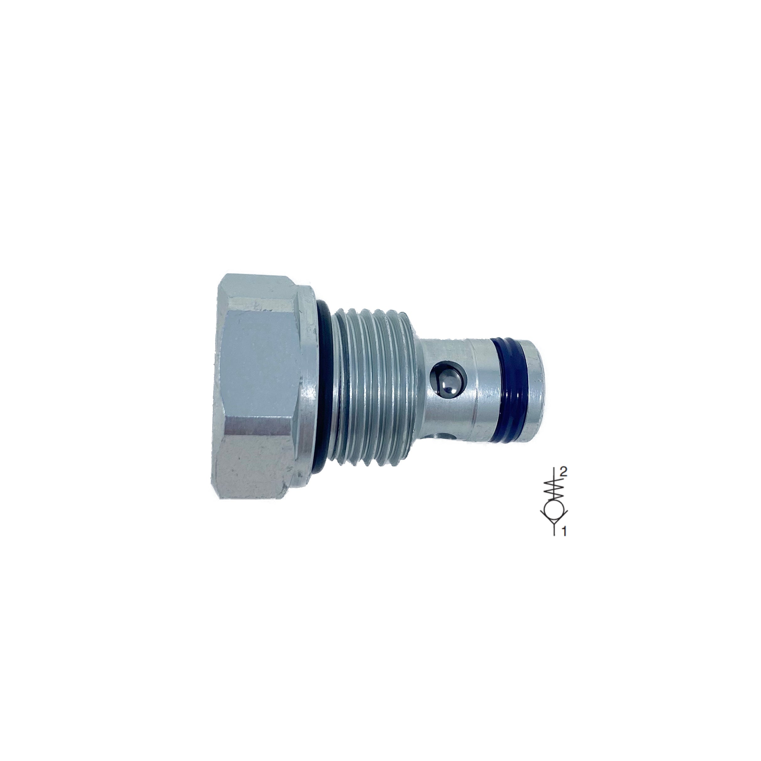 SC1F-A2/H005-B : Argo Check Valve Cartridge, Ball Type, 11 GPM, 6100psi, 7.3psi Cracking