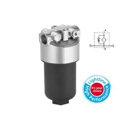 SFL-035-UC-P3-DM-100 : Argo In-Line Suction Strainer, 100psi, 8.7GPM Nominal Flow, 50 Micron Paper Element, #12 SAE (3/4)