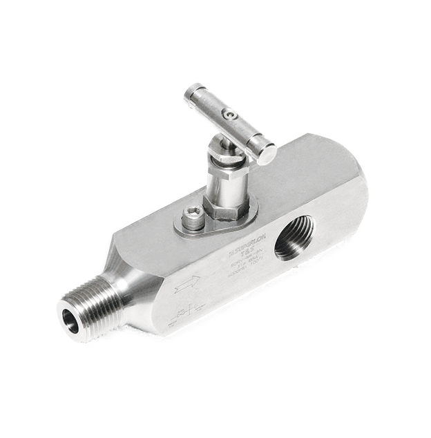 SGRV-MF-8N-MR : Superlok Gauge Root Valve, 1/2" MNPT X 1/2" FNPT, PTFE Packing, NACE Rated, 6000psi