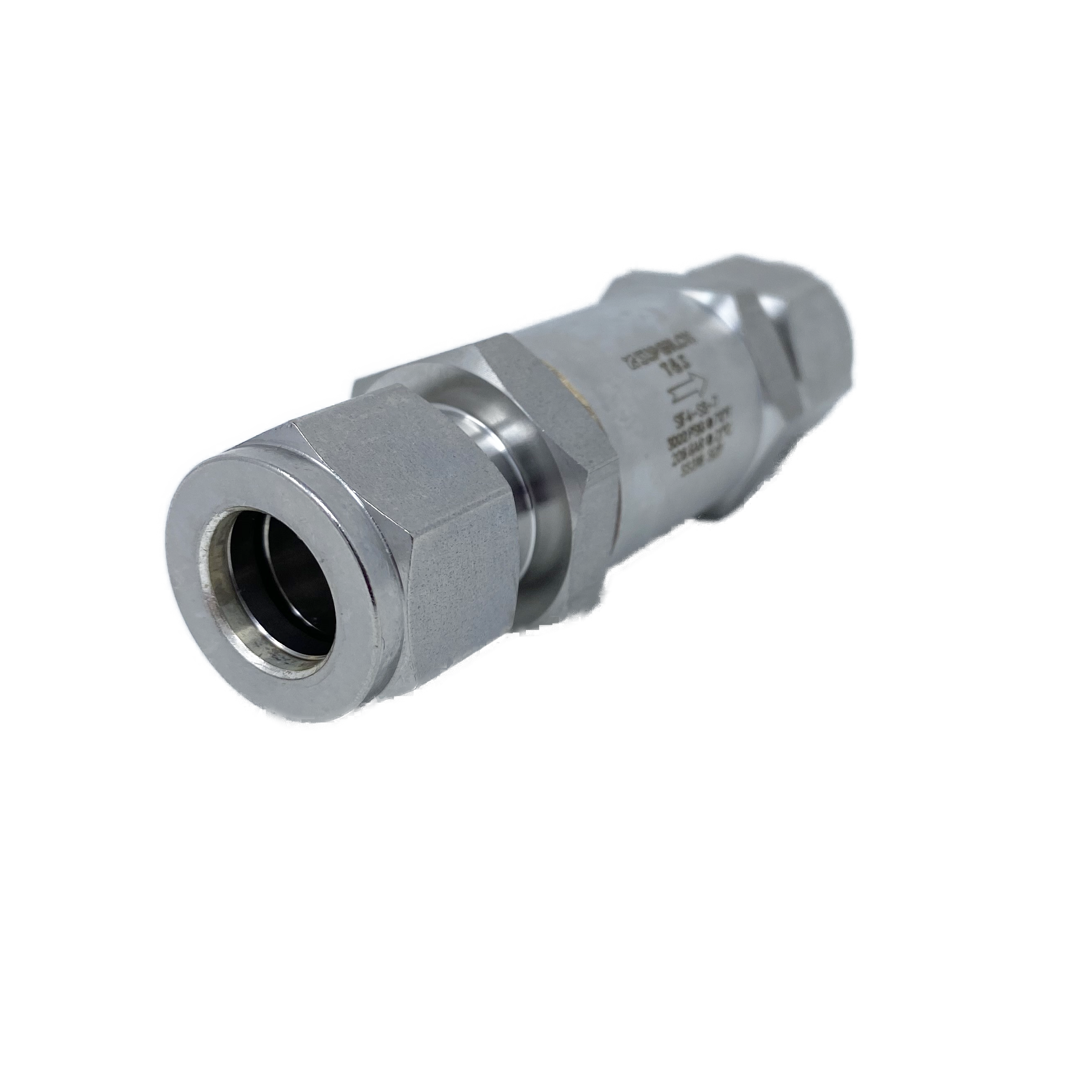 SIF4S8-2-S316 : SIF4S8-2-S316 : Superlok Inline Filter, 0.5 (1/2") Tube Connection, 2-Micron, 2500psi, 316SS