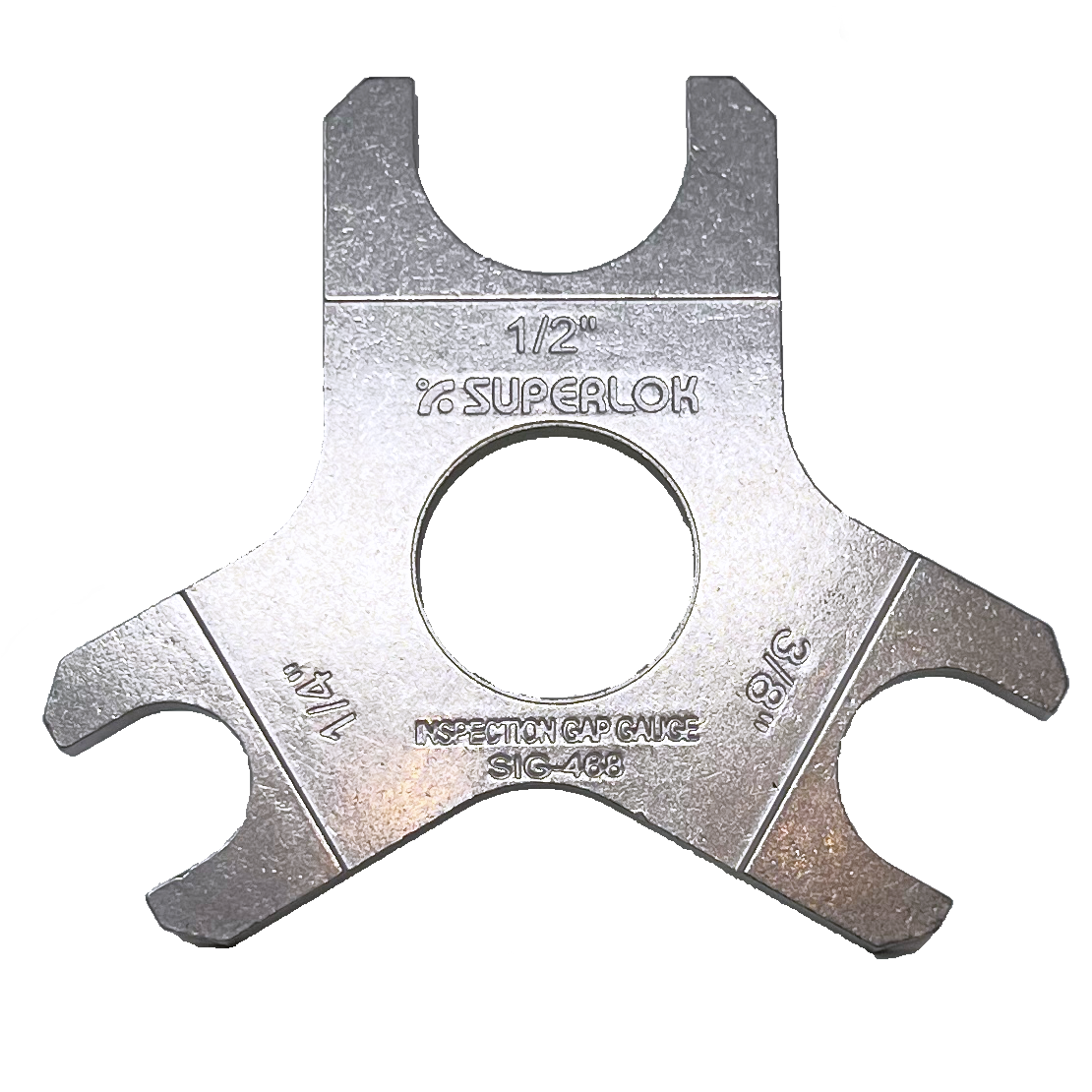 SIG-468-S316 : Superlok 1/4", 3/8", 1/2" Tubing Gap Inspection Gauge