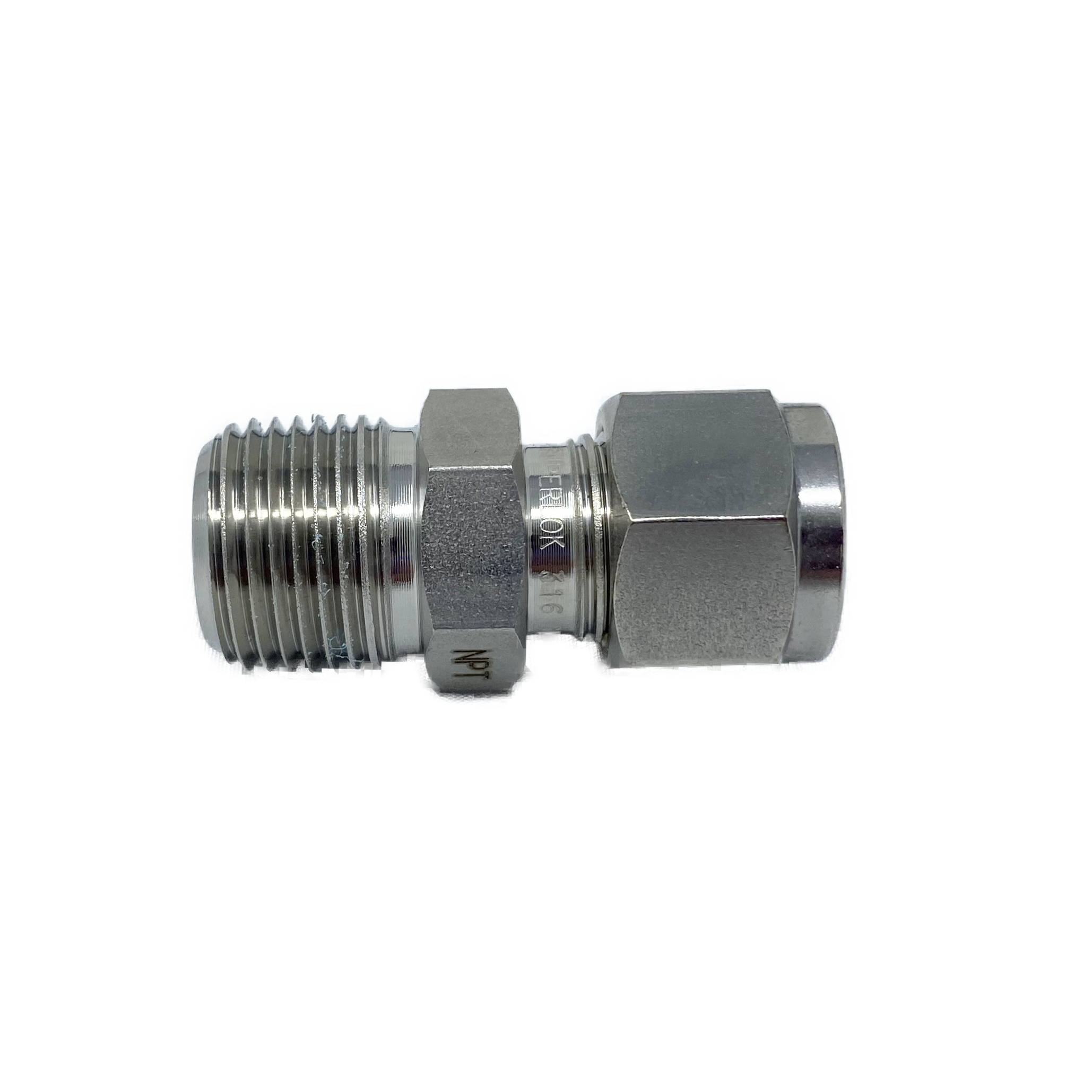 SMC 4M 4N Superlok 4mm O D Tube X 1 4 Male NPT Connector SMC 4M 4N Superlok 4mm O D Tube X 1 4 Male NPT Connector