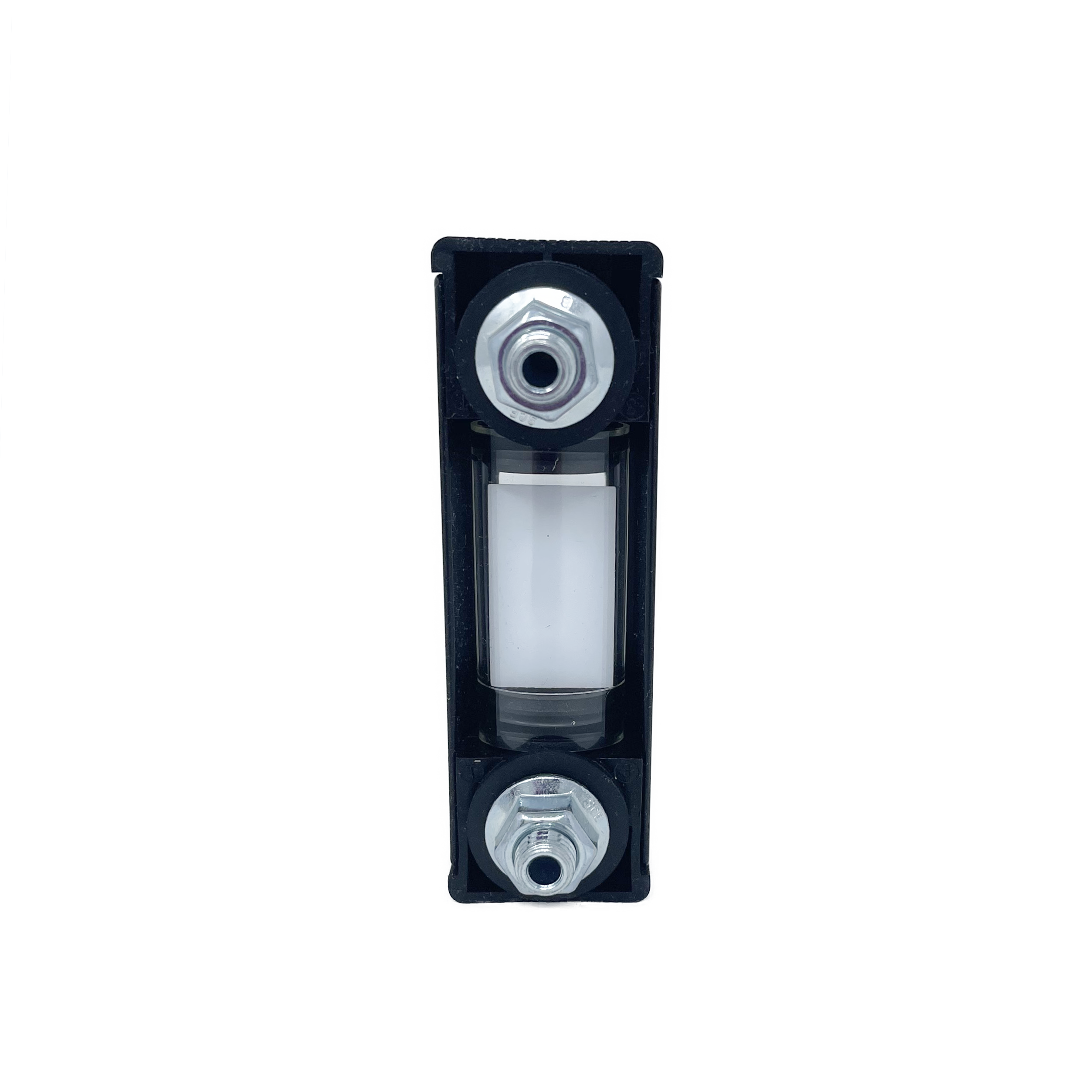 SNA-076-B-S-O-12 : Stauff Level & Temp Gauge, 2.99" Length, Buna, Stauff Logo, No Thermometer, 12mm Bolts