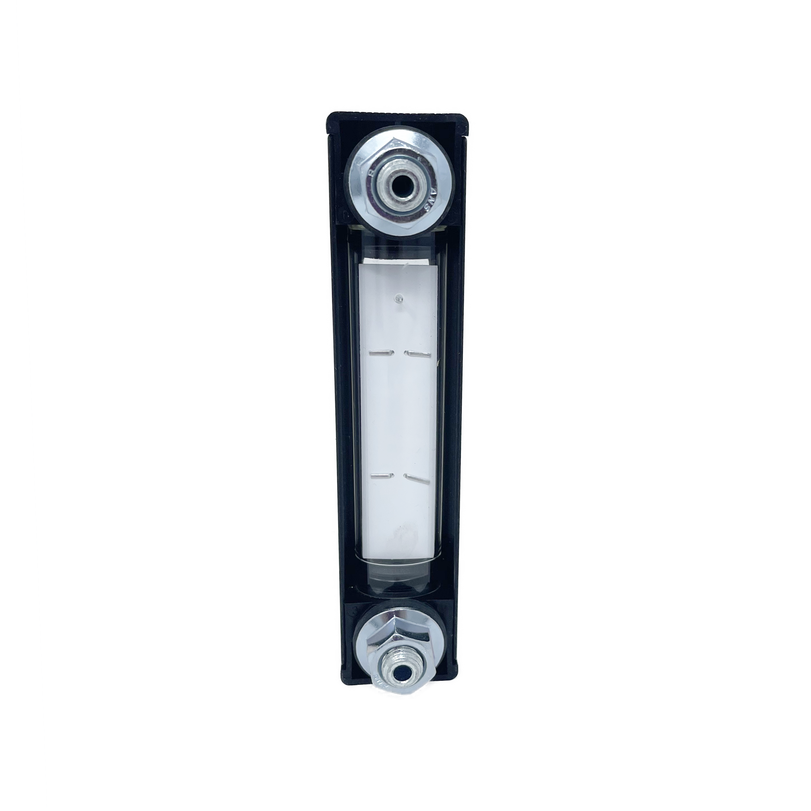 SNA-127-B-S-T-12 : Stauff Level & Temp Gauge, 5" Length, Buna, Stauff Logo, With Thermometer, 12mm Bolts