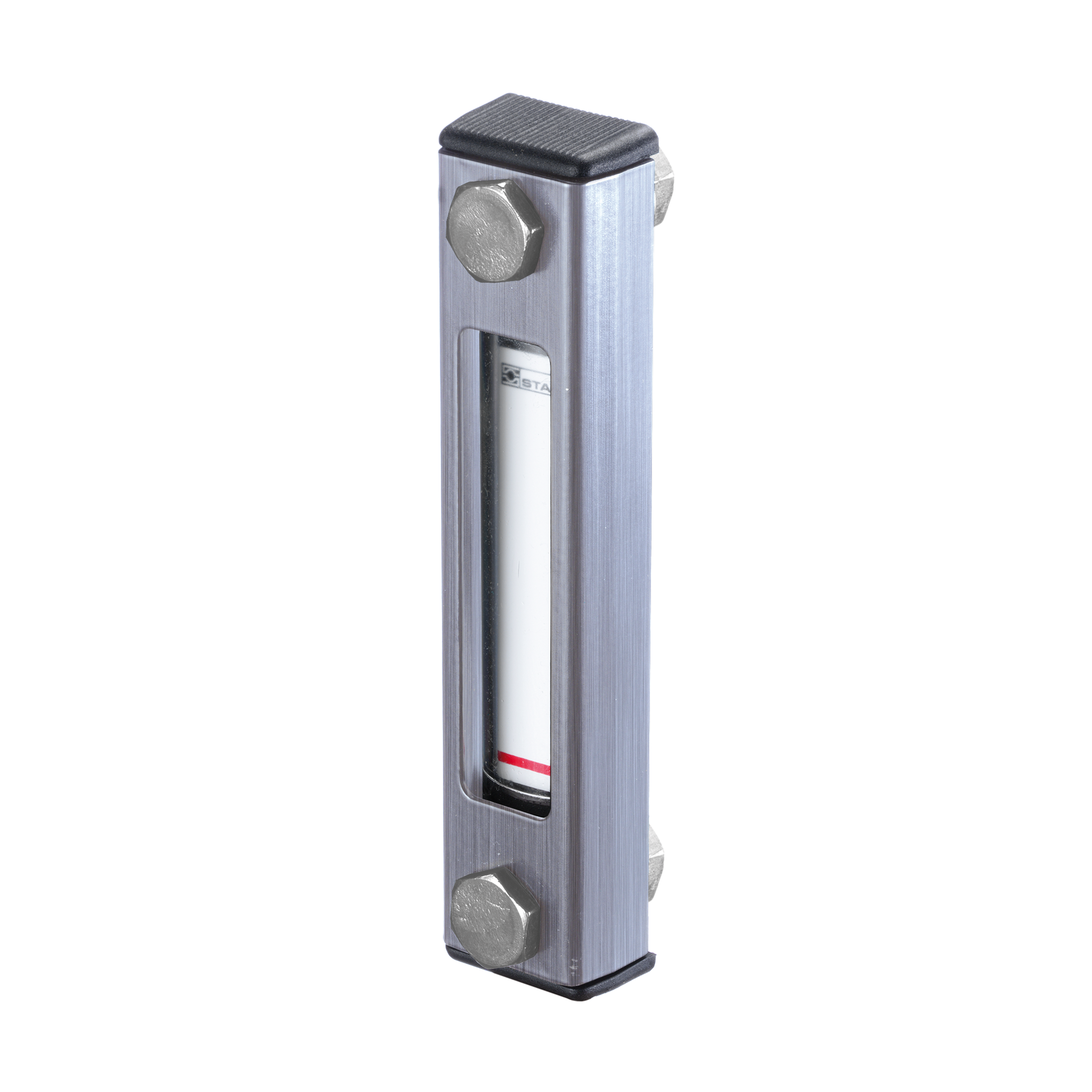 SNA-127-B-N-T-10 : Stauff Level & Temp Gauge, 5" Length, Buna, No Logo, With Thermometer, 10mm Bolts