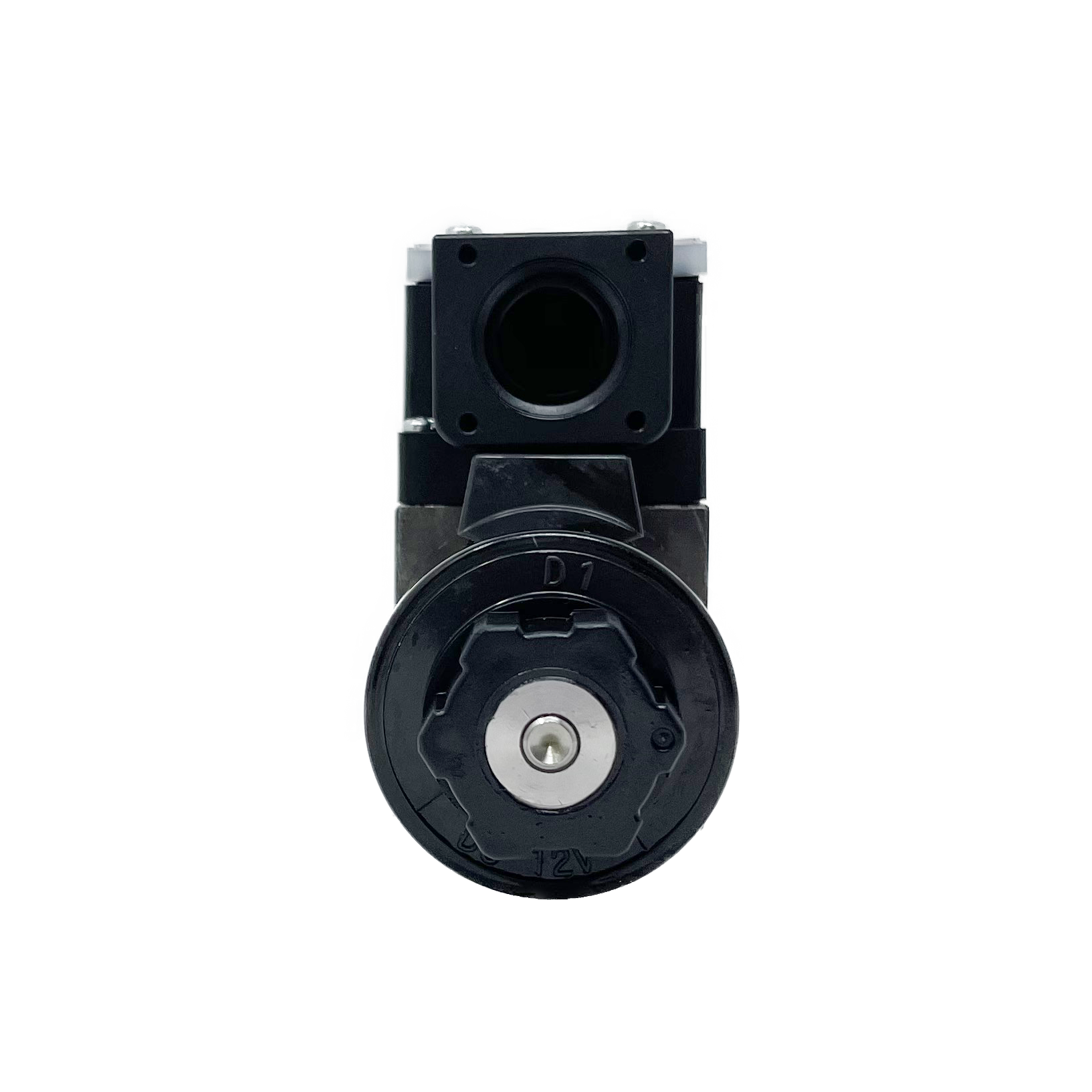 SS-G01-C7Y-R-D2-E31 : Nachi Solenoid Valve, 3P4W, D03 (NG6), 13.2GPM, 5075psi, P to T with A & B Blocked in Neutral, 24 VDC, Wiring Box with Lights
