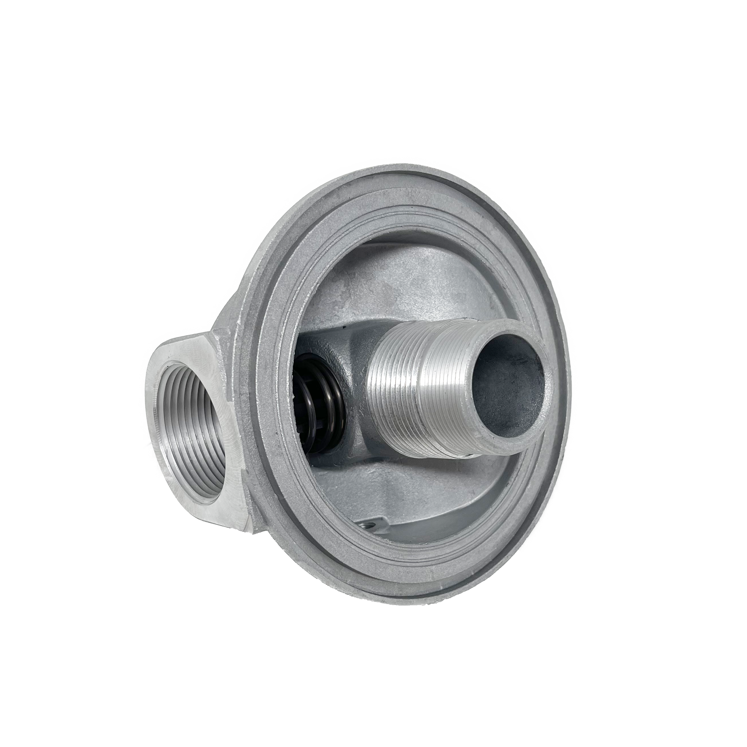 SSF-120-B1.7-1 : Stauff SSF Spin-On Filter Head, 60 GPM, 174psi, 1.25" NPT, with Bypass, Clogging indicator port drilled for Return