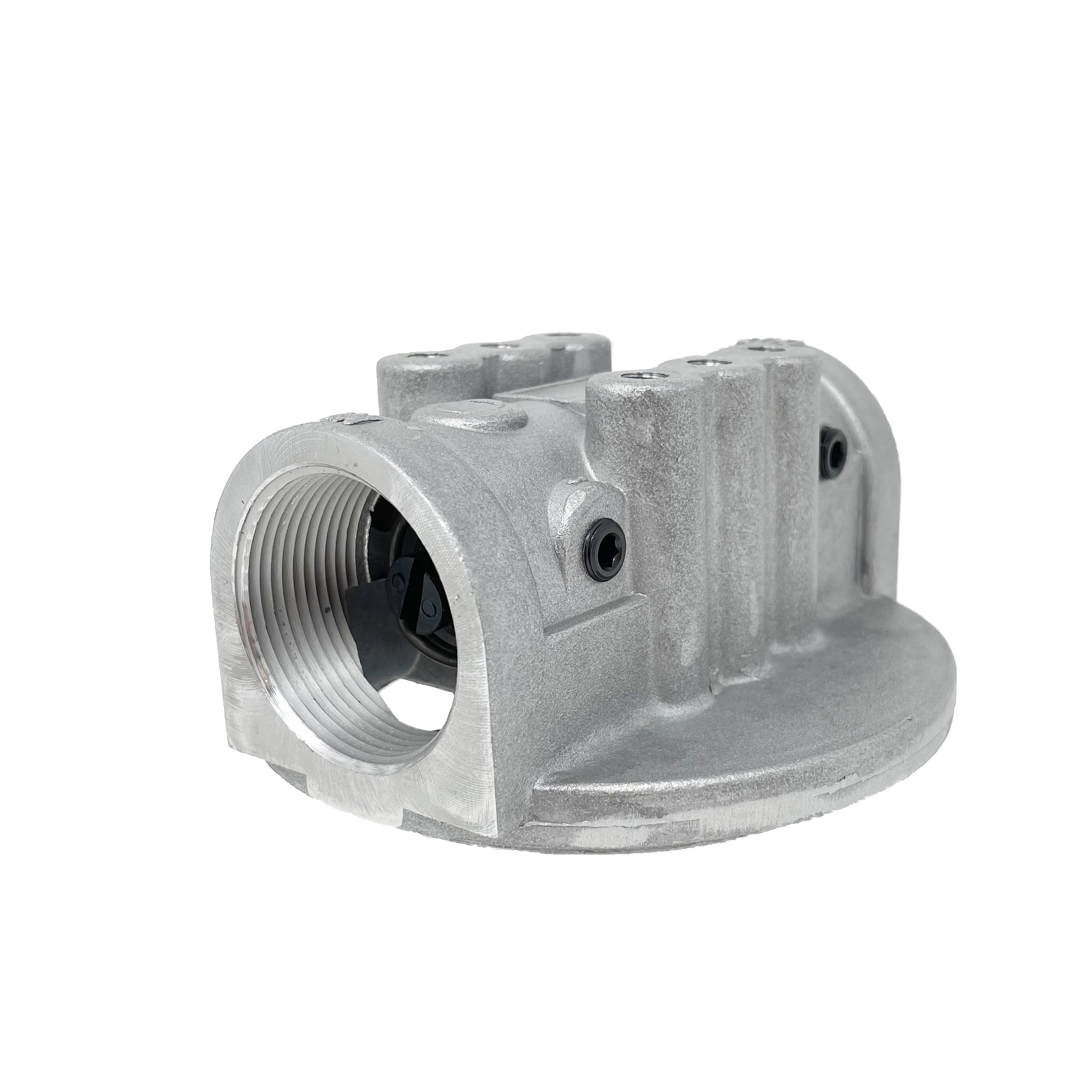 SSF-150-B1.7-1 : Stauff SSF Spin-On Filter Head, 80 GPM, 200psi, 1.5" NPT, with Bypass, Clogging indicator port drilled for return