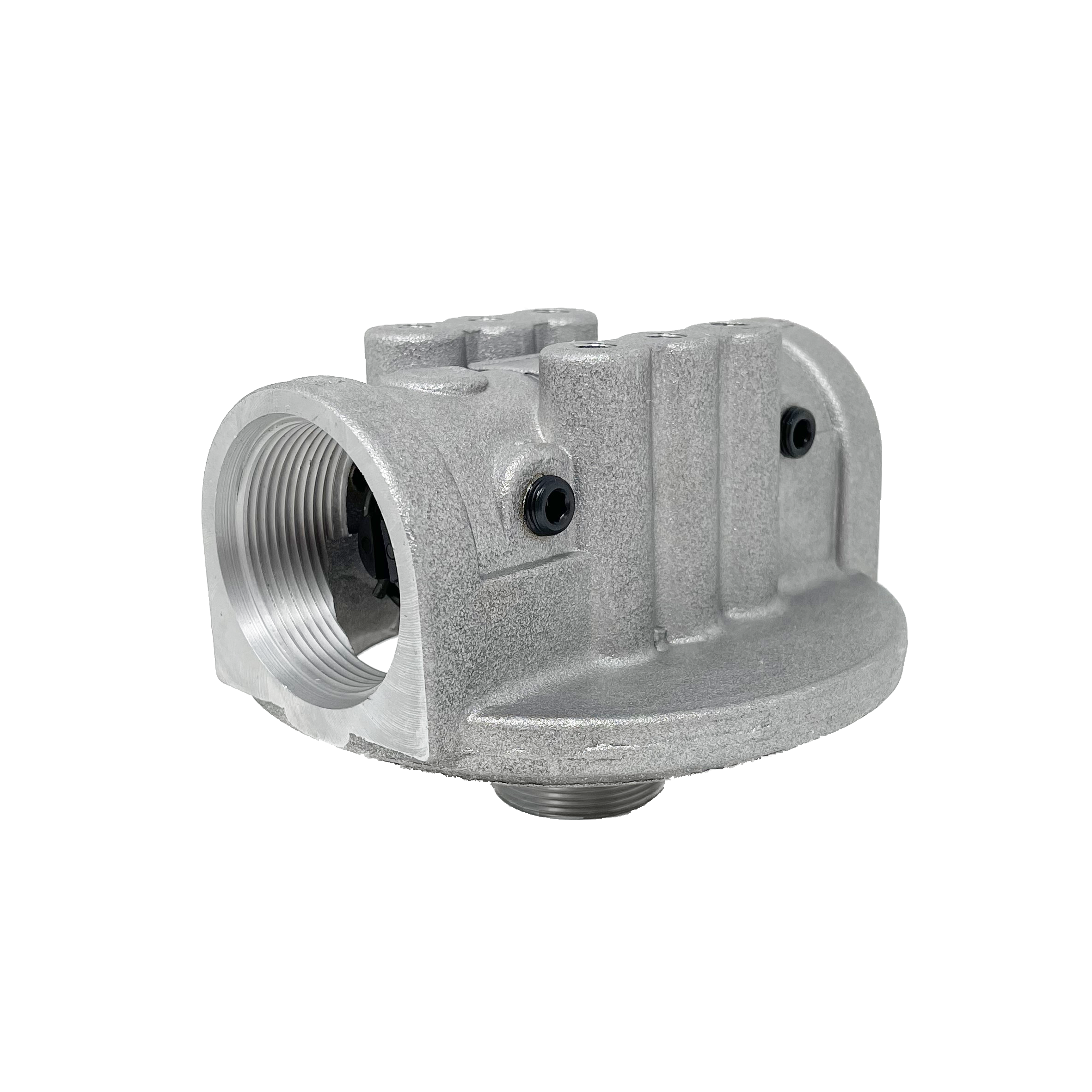 SSF-180-B1.7-4 : Stauff SSF Spin-On Filter Head, 80 GPM, 200psi, #24 SAE (1.5"), With Bypass