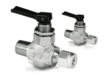 STV1A-S-2 : Superlok Toggle Valve, 1/8" O.D. Tube, Angle Pattern, 300psi Toggle Valve