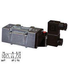 SXE9574-A80-00-13JB : Norgren ISO #2, 5/2 valve, sol/spring (24VDC) with integral flow control