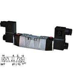 SXE0573-A60-00-13JB : Norgren ISO #1, 5/2 valve, sol/sol (24VDC) with integral flow control