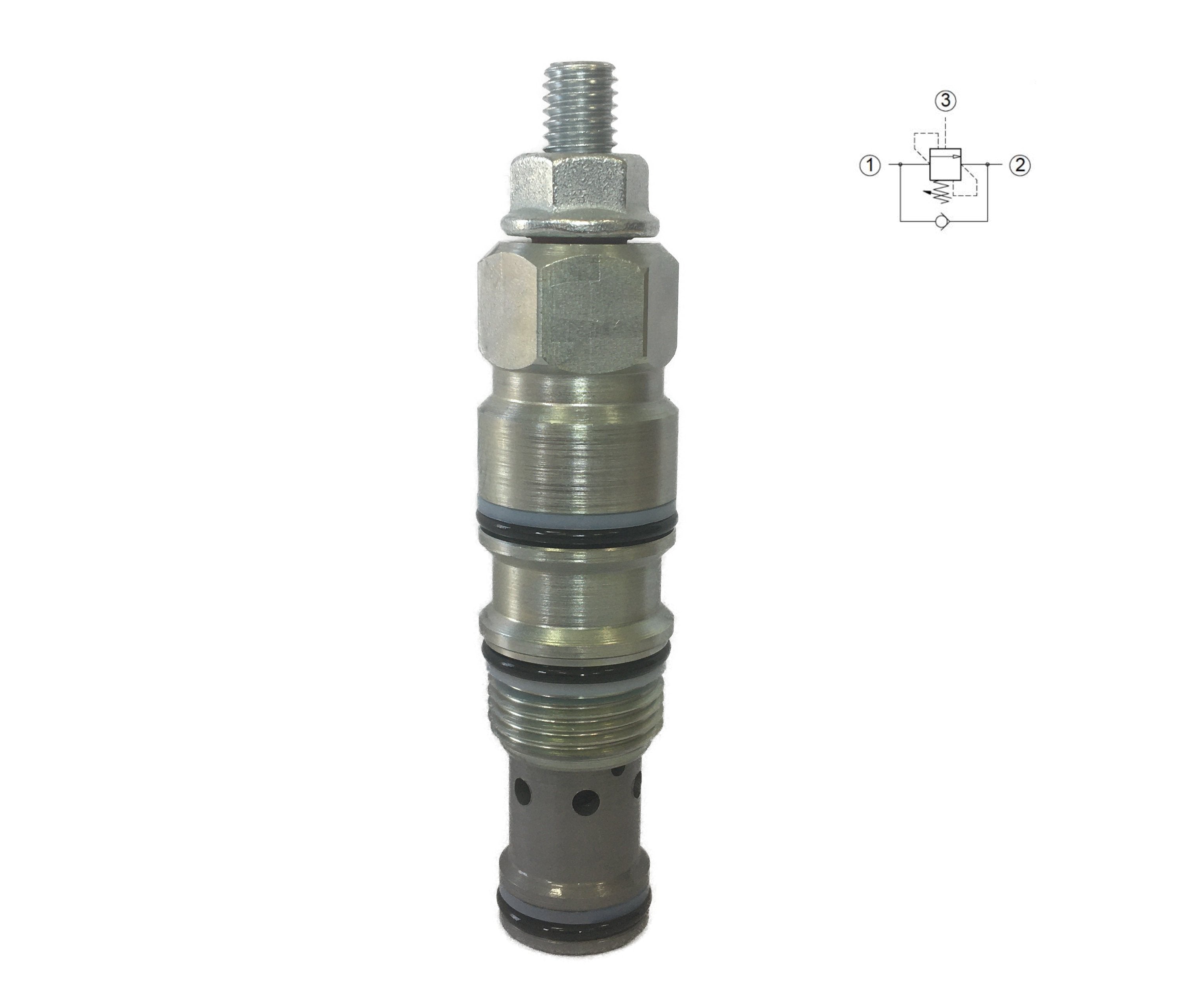 C200M150031100A : Valvole Counterbalance, 3:1, 20 GPM, 5000psi, 1015 to 2250psi adjustable, 2175psi Preset, T-11A