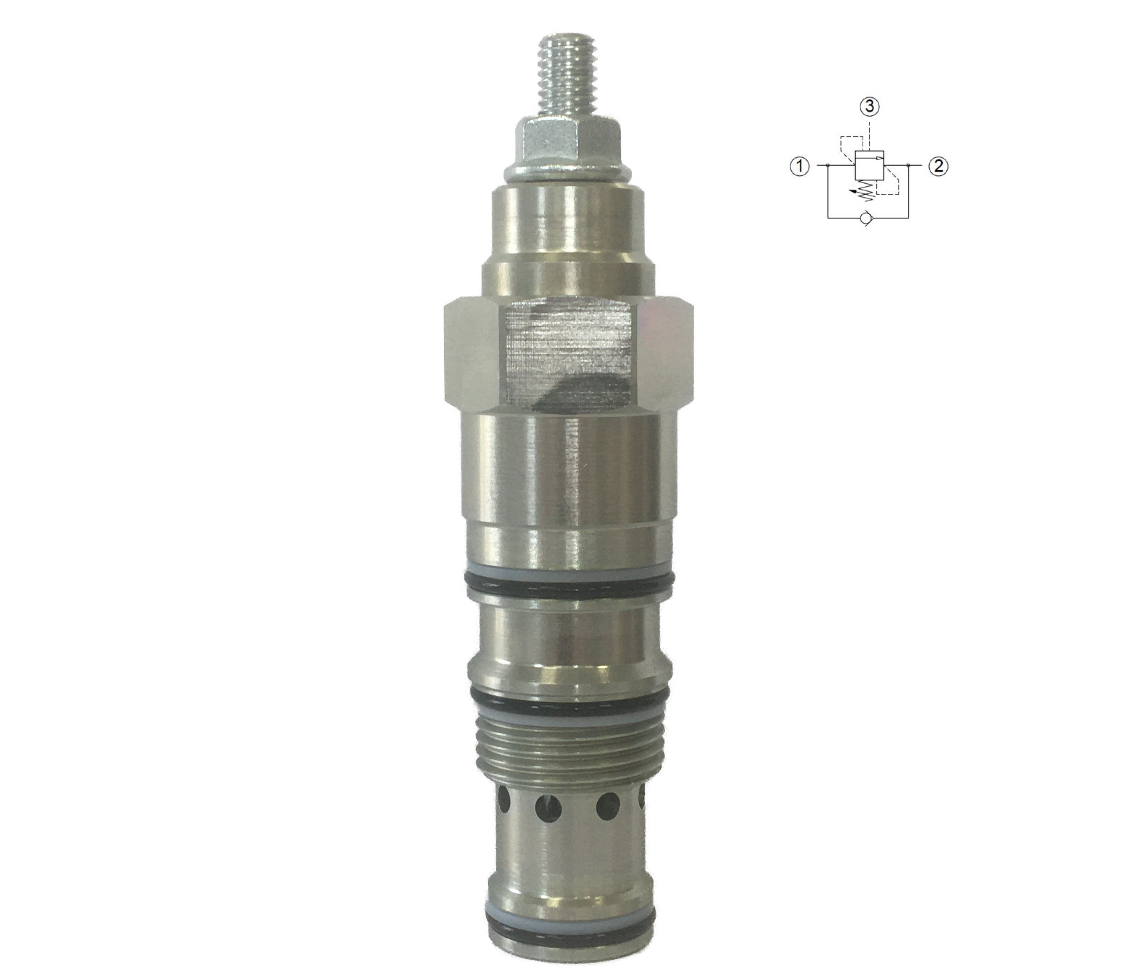 C200D210040200A : Valvole Counterbalance, , 4:1, 38 GPM, 5000psi, 2030 to 5075psi adjustable, 3045psi Preset, T-11A