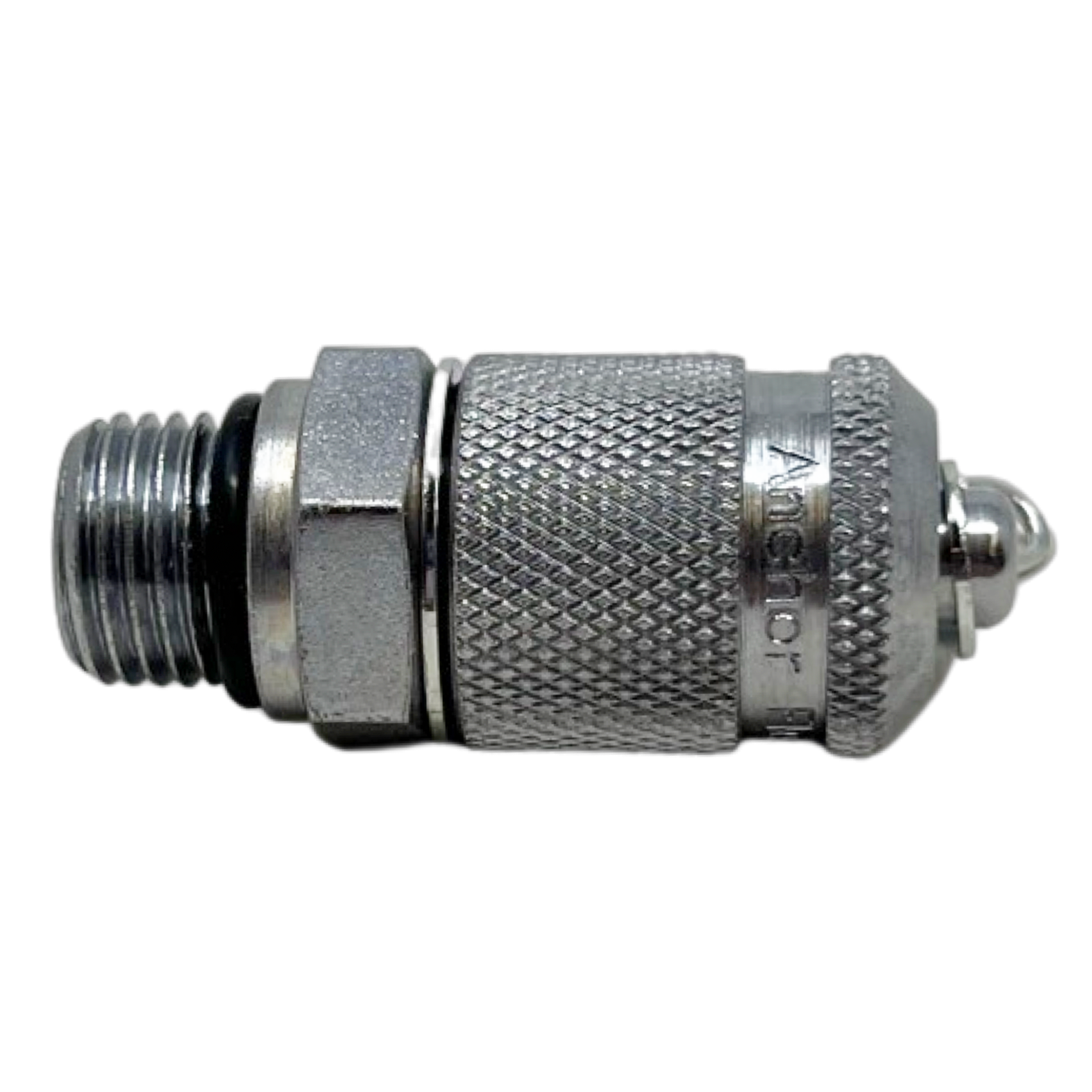 TPPM1620CBS#6 : Anchor Test Point, 9000psi Rated, 9/16-18 (-06) ORB, Buna Seals, Zinc/Nickel Plated Carbon Steel