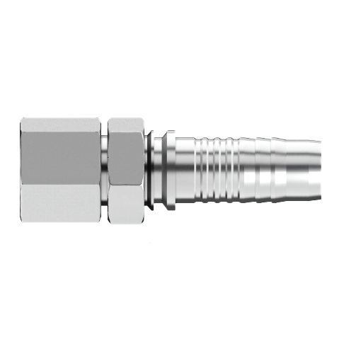 UC-NPF-0808 : Continental Hose Fitting, 0.5 (1/2") Hose ID, 1/2-14 Female NPTF, Straight, Rigid Connection