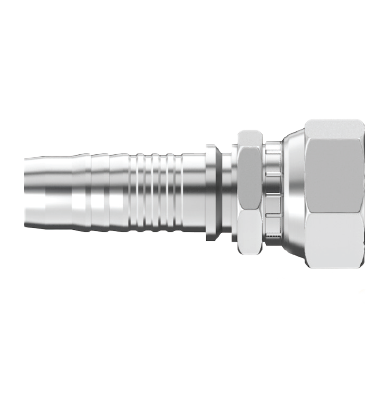 UC-NSFX-1212S : Continental Hose Fitting, 0.75 (3/4") Hose ID, 3/4-14 Female NPSM, Straight, Swivel Connection