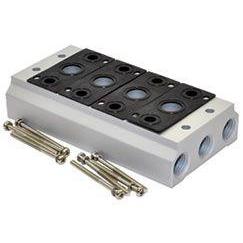 V51R504 : Norgren V5x Series 4 station manifold for 1/4 NPT ported valves