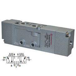 V51R6DDA-XP0200 : Norgren V51 Series, 3-Position, 5-Way APB valve, Air Actuated, Air Return, 1/4 inch NPT ports