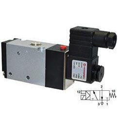 V52S417A-A213JB : Norgren V52 Series, Two-Position, Three-Way Normally Closed valve, Solenoid Actuated, Spring Return, 24VDC, 3/