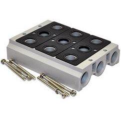 V52S503 : Norgren V5x Series 3 station manifold for 3/8 NPT ports