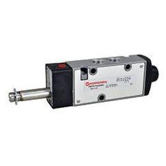 V61R517A-A2000A : Norgren V61 Series Two-Position, Five-Way locking Solenoid Actuated, Spring Return, 1/4 inch NPT ported valve