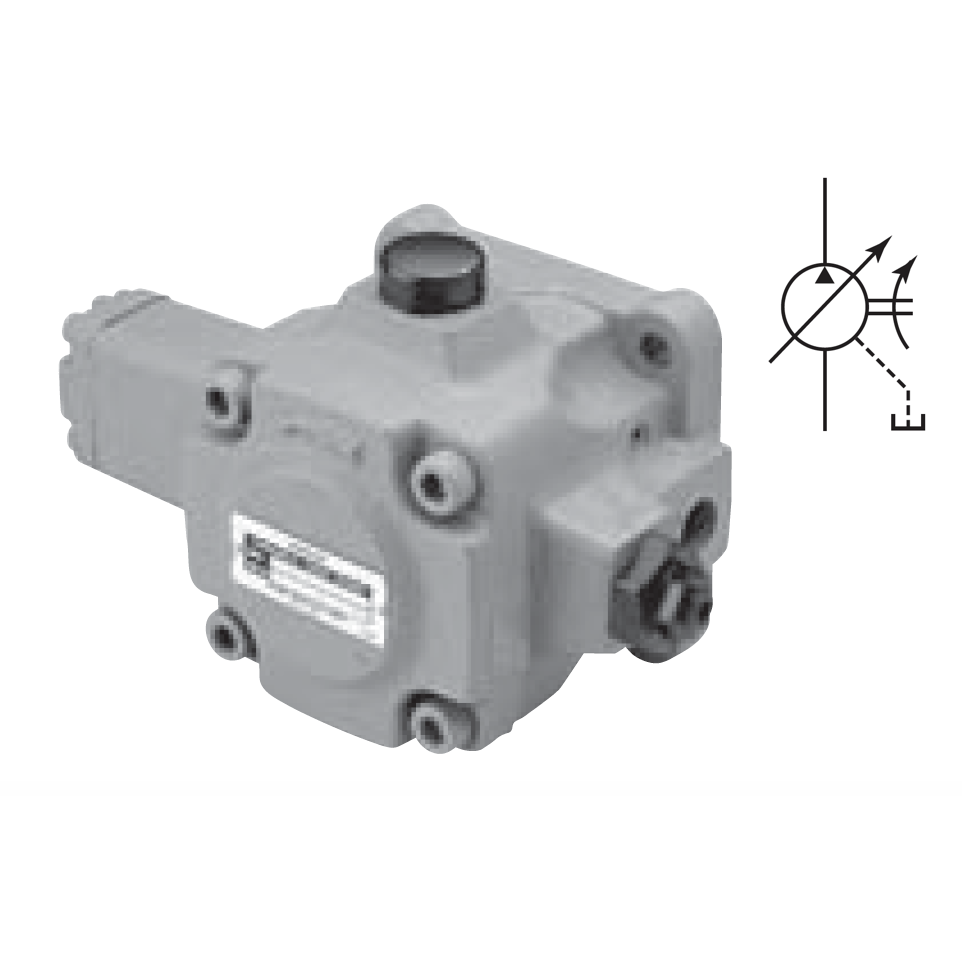 VDR-11B-1A1-1A1-U-13 : Nachi Variable Double Vane Pump, Special Flange, 3/4" Bore x 3/16" Key, 14cc, 6.6GPM, 145 to 290psi Vent Side, 13.88cc, 6.6GPM, 145 to 290psi Shaft Side