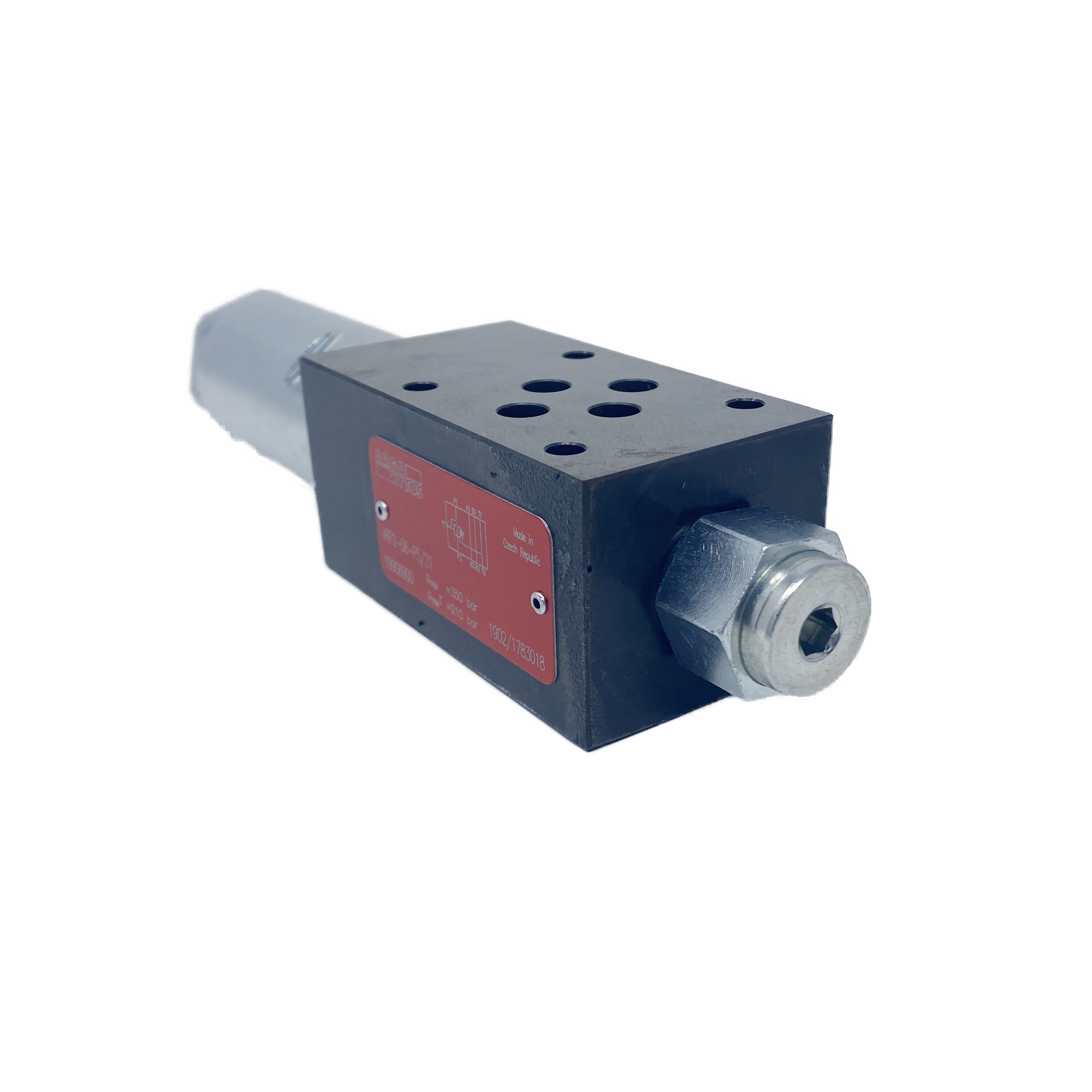 VRP2-06-AS/21-B : Argo Modular Pressure Reducing-Relieving Valve, Spool Type, Direct Acting, 13 GPM, 5100psi rated