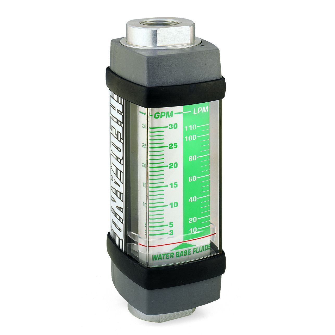 H783A-030 : Hedland 3500psi Aluminum Flow Meter for Water and Oil Emulsions, 1 NPT, 3 to 30 GPM