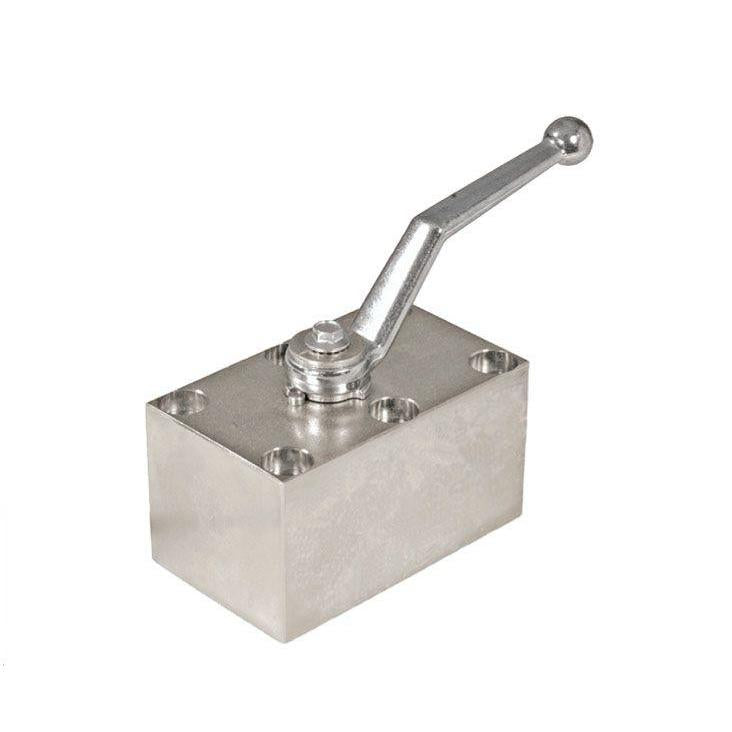 APK2#12-11DB : AFP 2-Way Manifold Mount Ball Valve, 5075psi rated, Steel, #12 SAE (3/4")