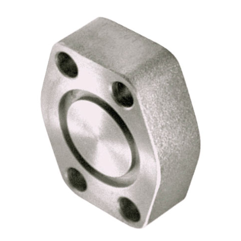 W37-24-24 : AFP Blanking Flange, Smooth Flat Face (no O-Ring Groove), Steel, 1.5 (1-1/2") Code 61, no Bolts or O-Rings Included