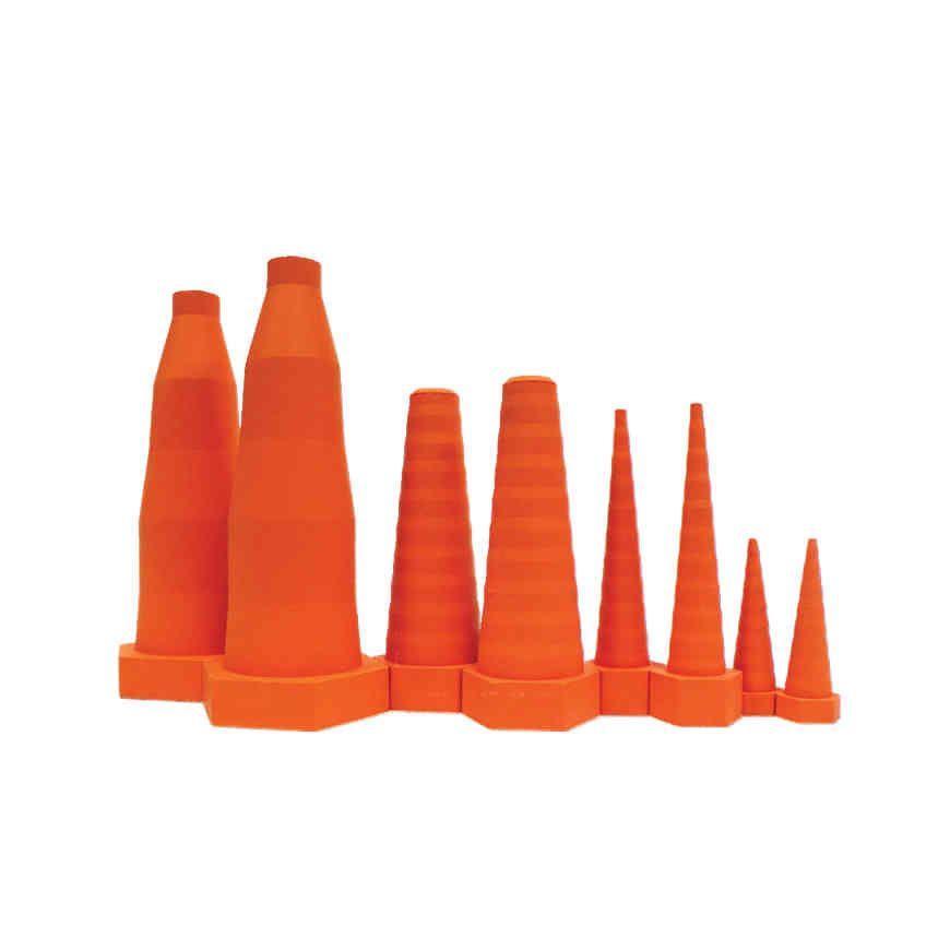 ROPLUG-K : Safety Orange Rhino Drip-Proof Plugs, Multi-Pack