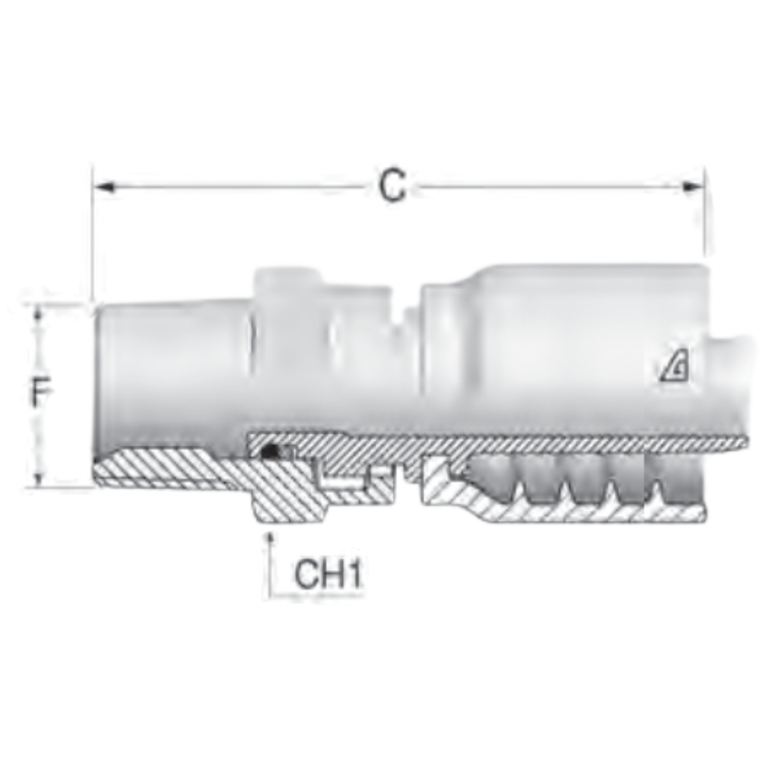 Shop P-MNPS Straight Hose - Male NPTF Swivel