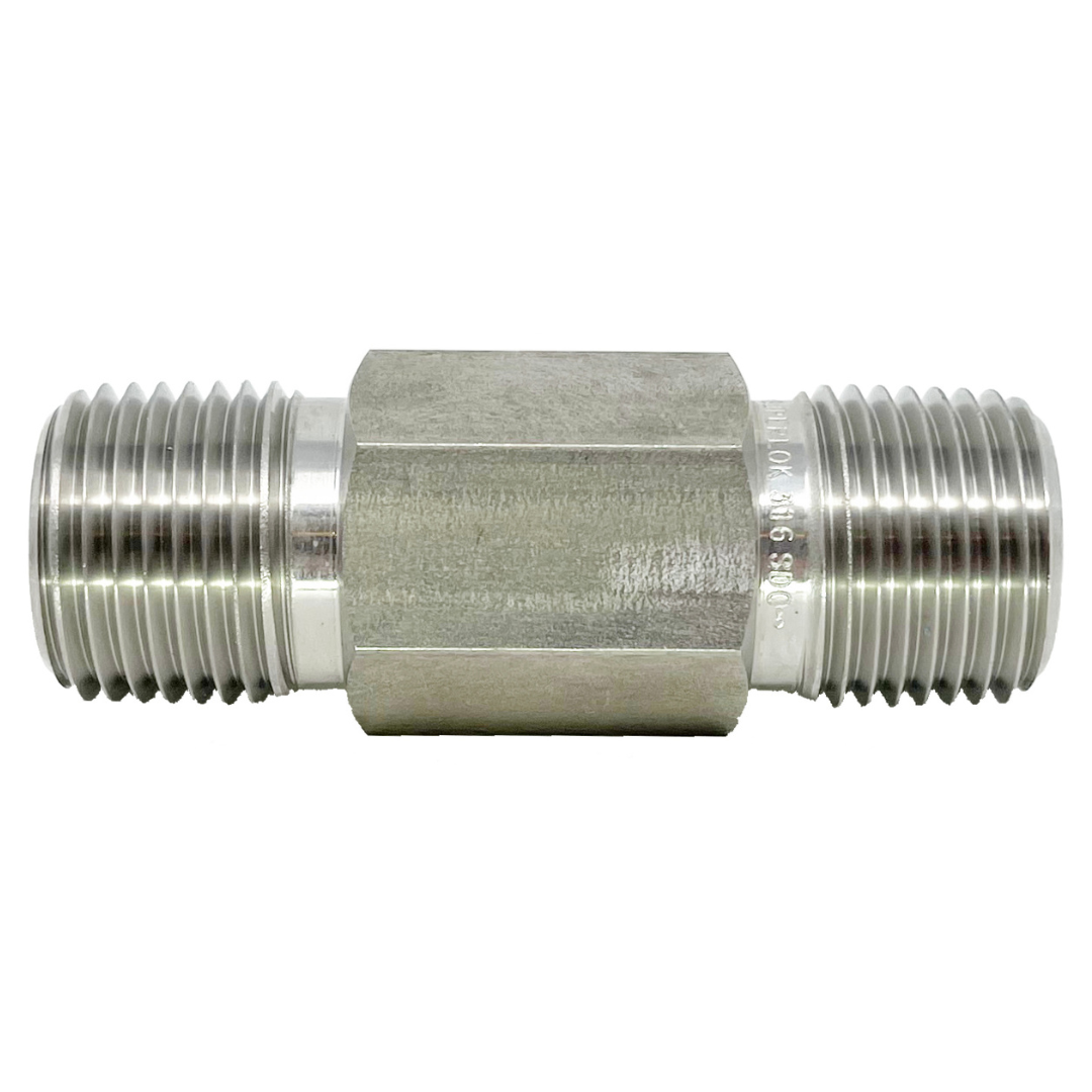 Shop Superlok IHLN Stainless Straight Male NPT - Male NPT Hex Long Nipple