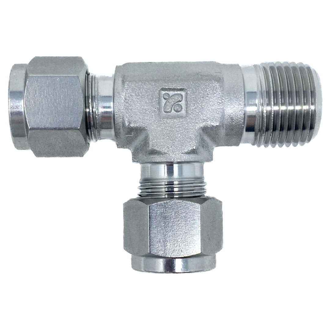 Shop Superlok SMRT Run Tee Stainless Tube - Tube - Male NPT