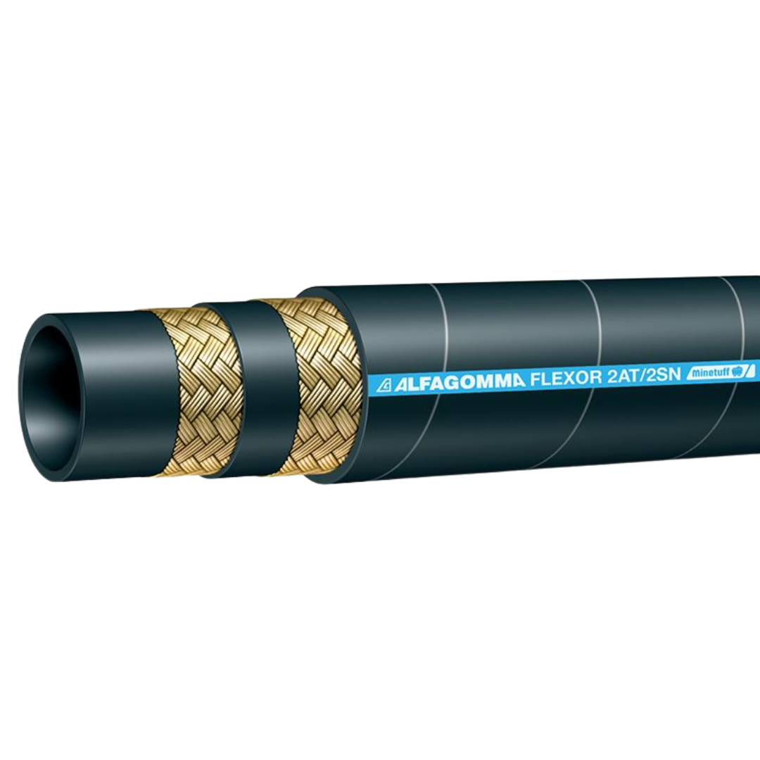 Shop Double-Wire TR2MT 2SN/R2AT MINETUFF 100R2AT Hydraulic Hose BY THE FOOT