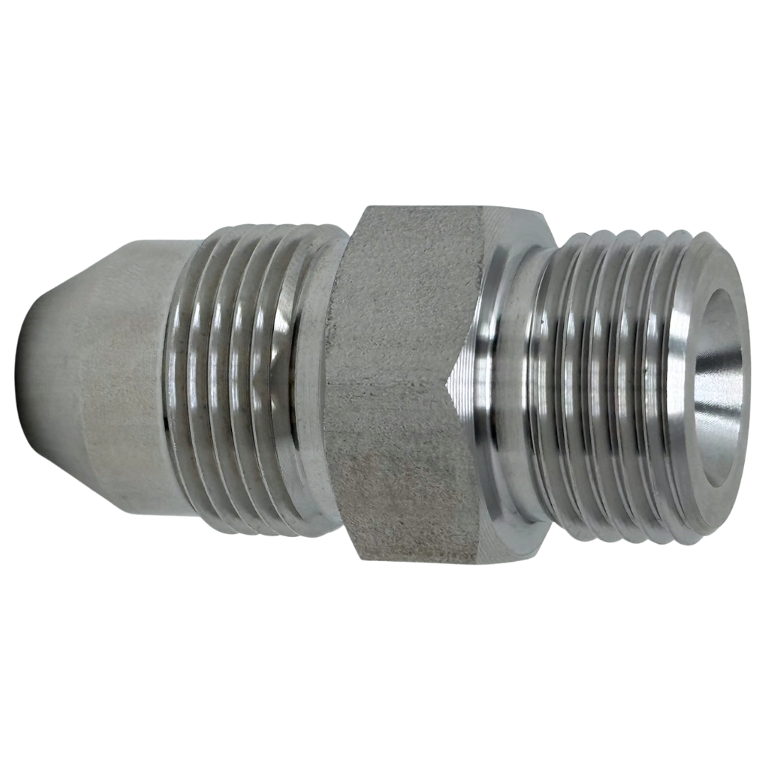 X12M16TM20 : OneXtreme Adapter, 0.75 (3/4") Male MP x 1" Male Type-M, 20,000psi