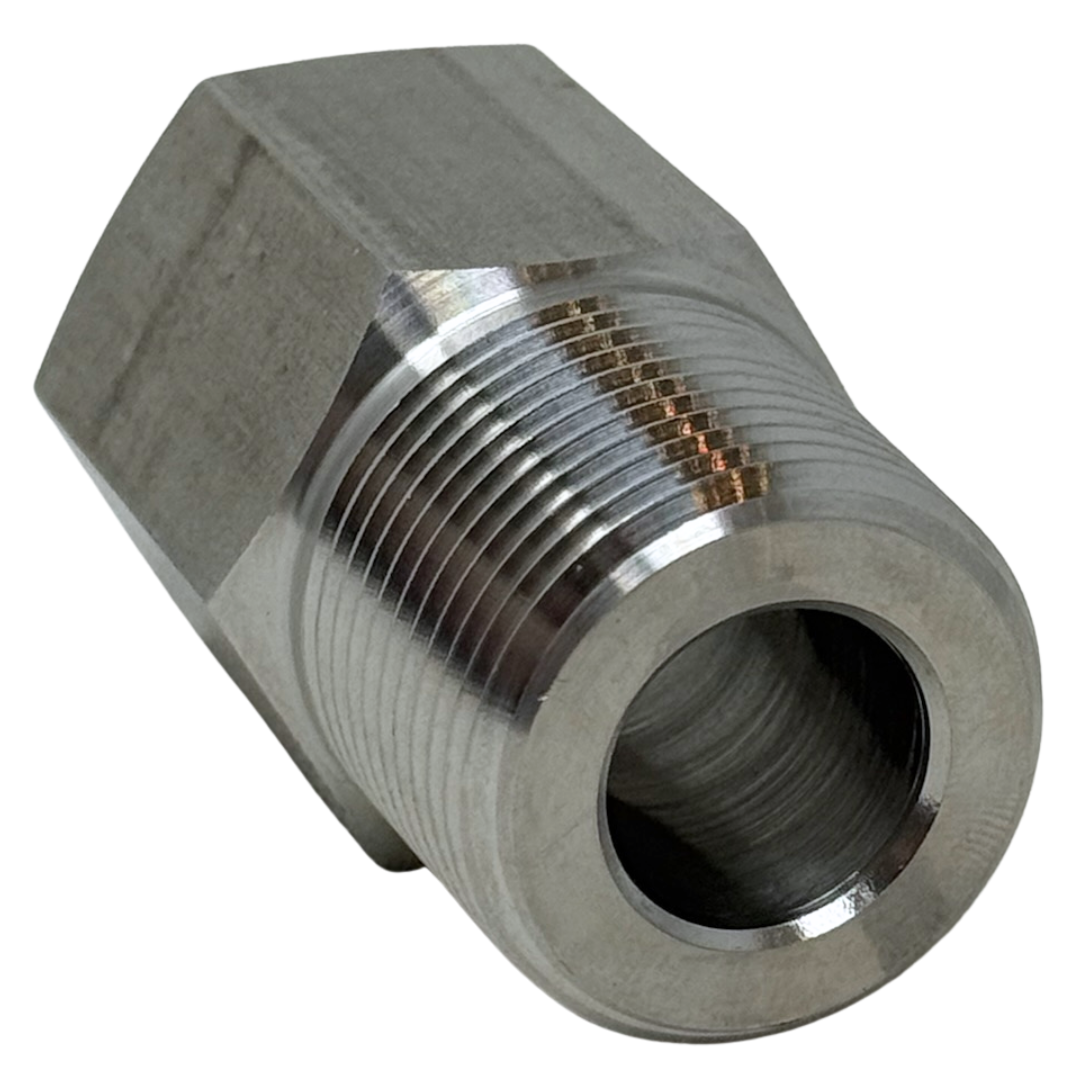 X32N08NF07 : OneXtreme Adapter, 2" Male NPT x 0.5 (1/2") Female NPT, 7500psi
